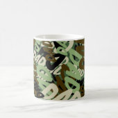 Tasse des textes de PAPA de camouflage de Camo (Centre)
