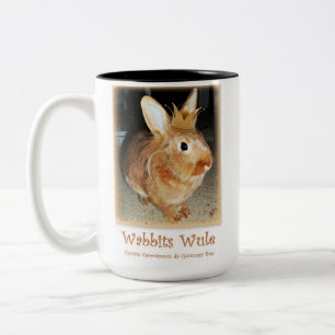 Tasse désapprobatrice de lapin