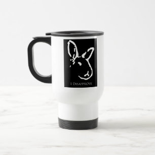 Tasse désapprobatrice de voyage des lapins 2