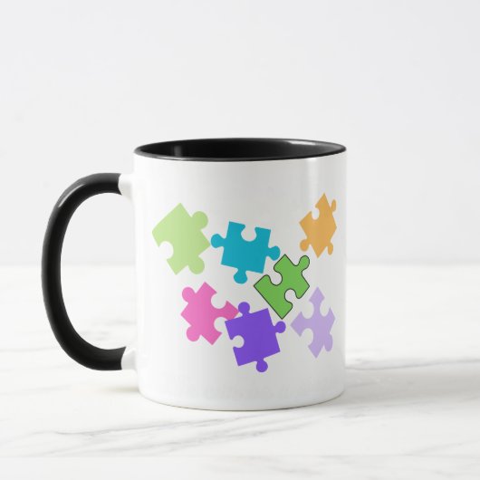 Tasse design pièces de puzzle (Gauche)