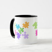 Tasse design pièces de puzzle (Devant gauche)
