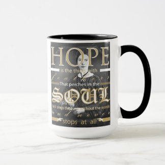 Tasse d'espoir d'Emily Dickinson