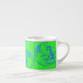 tasse d'espresso de sirène à vague verte (Droite)