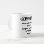Tasse d'essai de logiciel (Devant gauche)