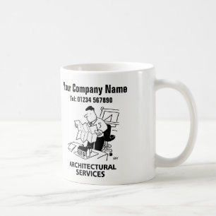Tasse dessin humoristique Services d'architecture