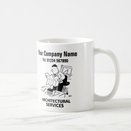 Tasse dessin humoristique Services d'architecture (Droite)