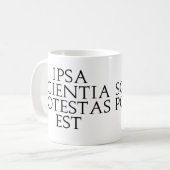 Tasse d'est d'Ipsa Scientia Potestas (Devant gauche)