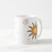 Tasse d'esthétique Sunshine | Conception de soleil (Devant droit)