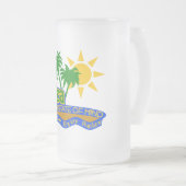 Tasse d'état d'esprit d'Ibiza - choisissez le (Devant droit)