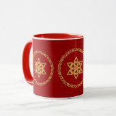 Tasse d'étoile de David de Hamentashen (Devant gauche)