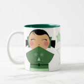 Tasse d'étoile de Kokeshi (Gauche)