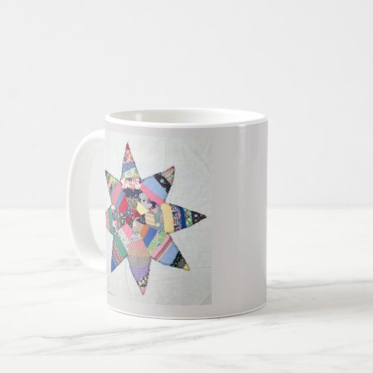 Tasse d'étoile de patchwork (Devant gauche)