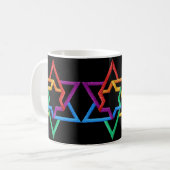 Tasse d'étoiles de David de Judaica (Devant gauche)