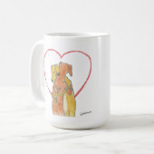 Tasse d'étreinte de Rhodesian Ridgeback (Devant gauche)