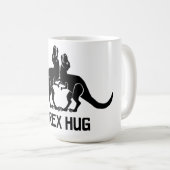 Tasse d'étreinte de T-Rex (Devant droit)