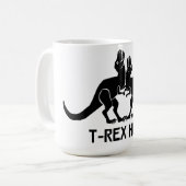 Tasse d'étreinte de T-Rex (Devant gauche)