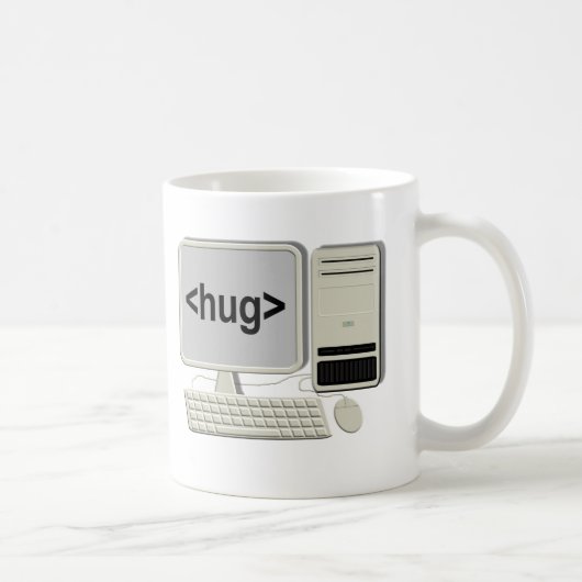Tasse d'étreinte d'ordinateur (Droite)