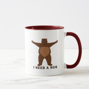 Tasse d'étreinte d'ours