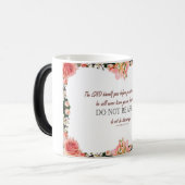Tasse Deuteronomy 31:8, 'N'ayez pas peur' (Devant gauche)