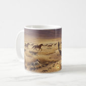 Tasse Deux Âmes Ensemble Coucher de soleil de la P (Devant gauche)