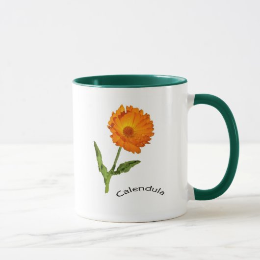 Tasse  - Deux fleurs de calendula (Droite)