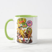 Tasse deux tons drôle de banane et kiwi (Gauche)