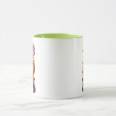 Tasse deux tons drôle de banane et kiwi (Centre)