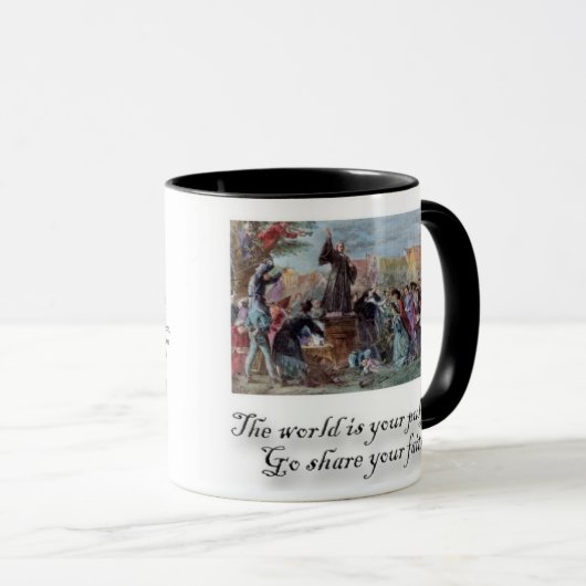 Tasse d'évangélisation (Devant droit)