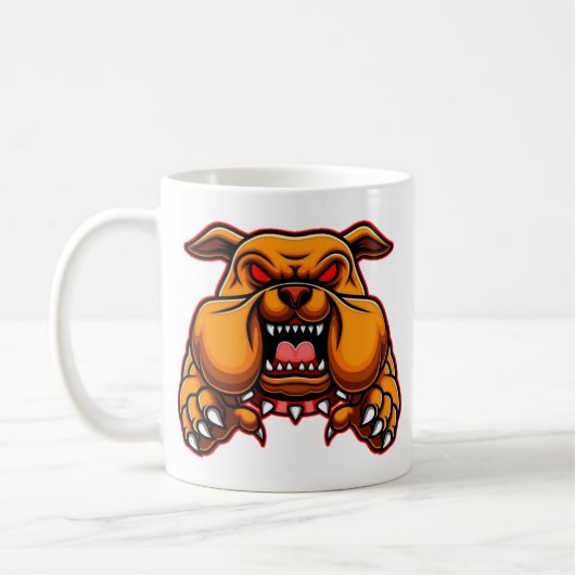 Tasse Devil Dog pour Halloween Tasse effrayante (Gauche)