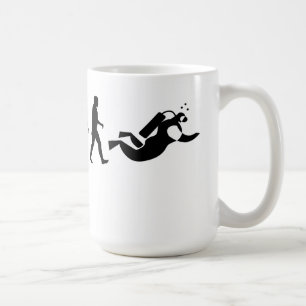Tasse d'évolution de plongeur autonome