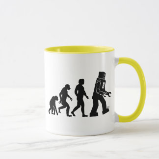 Tasse d'évolution de robot