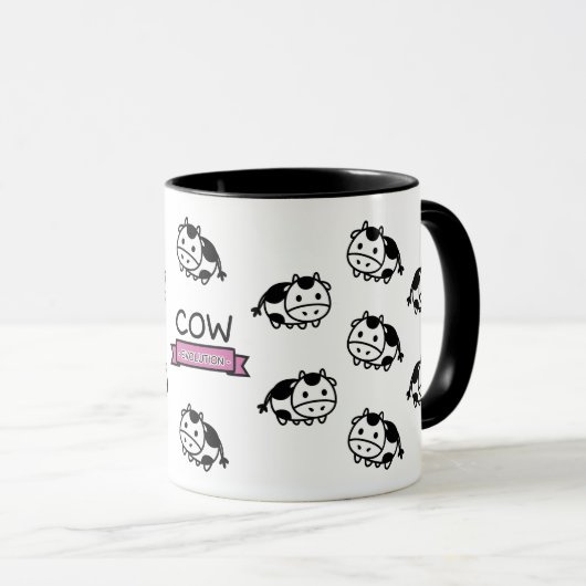 Tasse d'évolution de vache 11 onces (Devant droit)