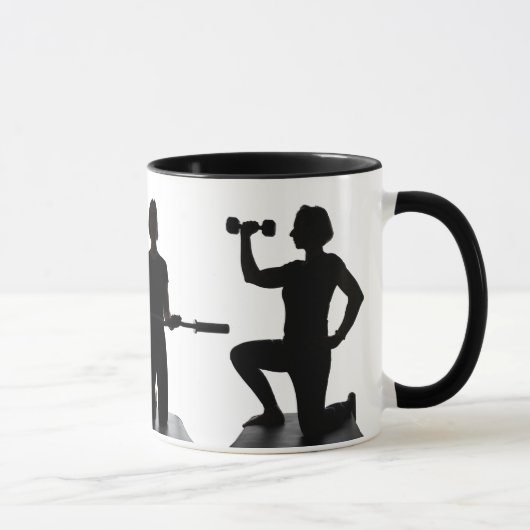 Tasse d'exercice de silhouette de Lisa Carusone (Droite)