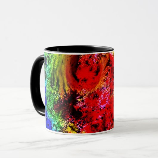 Tasse d'explosion d'arc-en-ciel (Devant gauche)