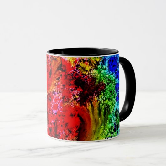 Tasse d'explosion d'arc-en-ciel (Devant droit)