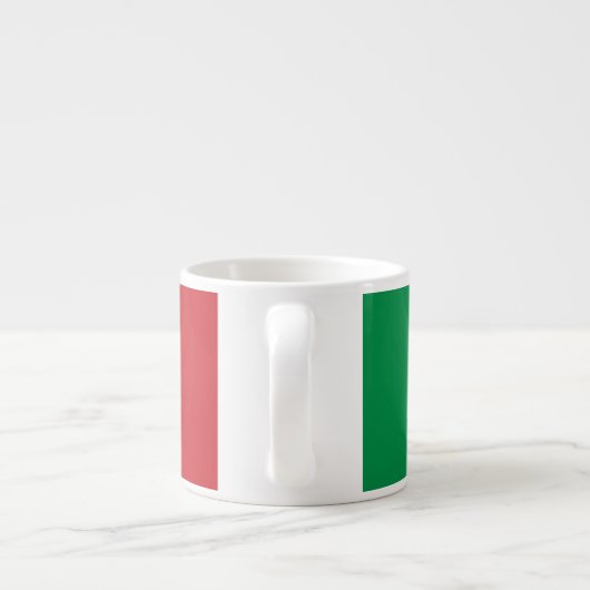 Tasse d'express drapeau d'Italie (Dos)