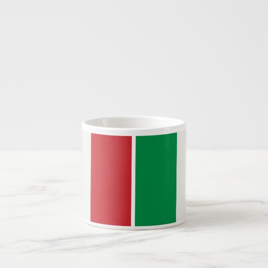 Tasse d'express drapeau d'Italie (Devant)