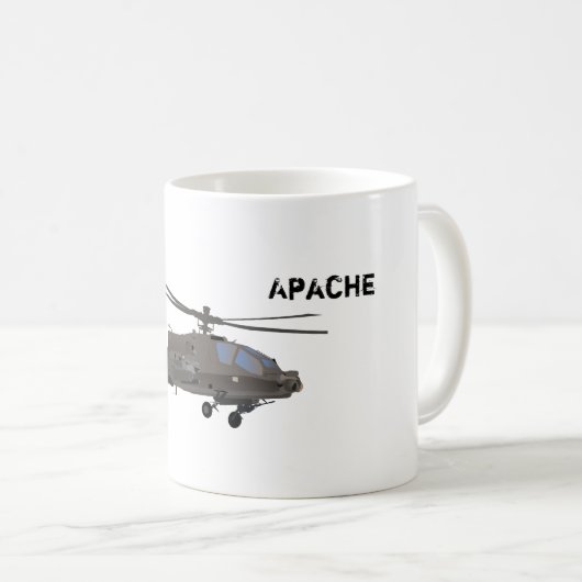 Tasse d'hélicoptère d'AH-64 Apache (Devant droit)