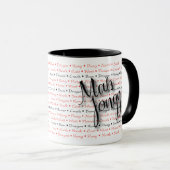 Tasse d'heure-milliampère Jongg (Devant droit)