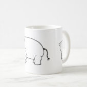 tasse d'hippopotame (Devant droit)