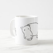 tasse d'hippopotame (Devant gauche)