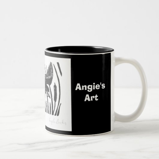 Tasse d'hirondelle de grange de l'art d'Angie (Droit)