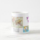 Tasse d'histoire de cartes du monde (Centre)