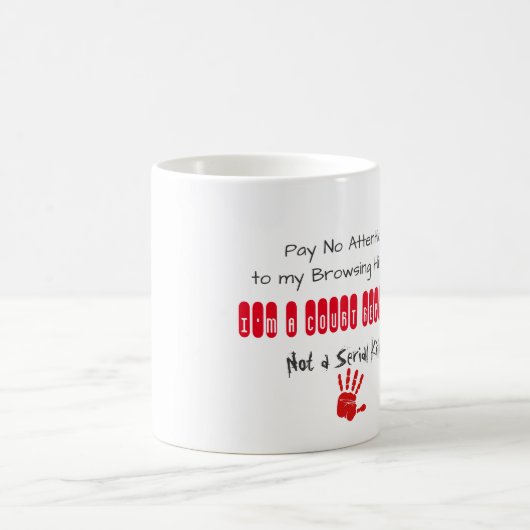 Tasse d'histoire de lecture rapide de sténographe (Centre)