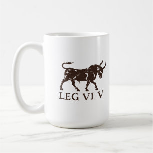 Tasse d'histoire romaine Legio VI Victrix Taureau