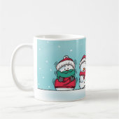 Tasse d'hiver de bonhomme de neige - conceptions (Gauche)