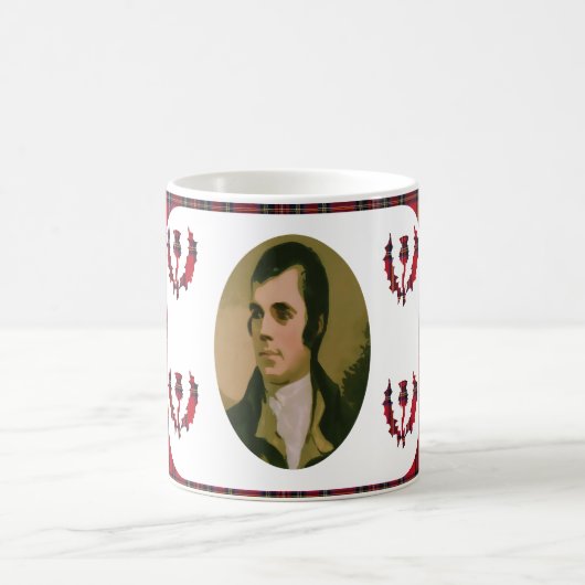 Tasse d'hommage de Robert Burns (Centre)