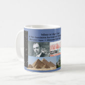 Tasse d'hommage : Edgar Cayce 1877-1945 (Devant gauche)