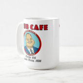 Tasse d'homme de café de club grosse avec le (Devant gauche)