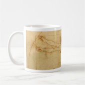 Tasse d'homme de Vitruvian de da Vinci (Gauche)